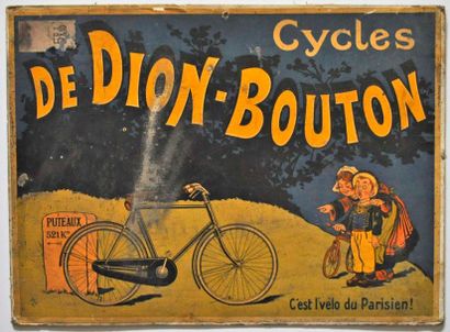 Affichette Cycles de Dion Bouton, 29x40