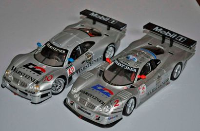 Lot de 2 maquettes Mercedes CLK Le Mans,...