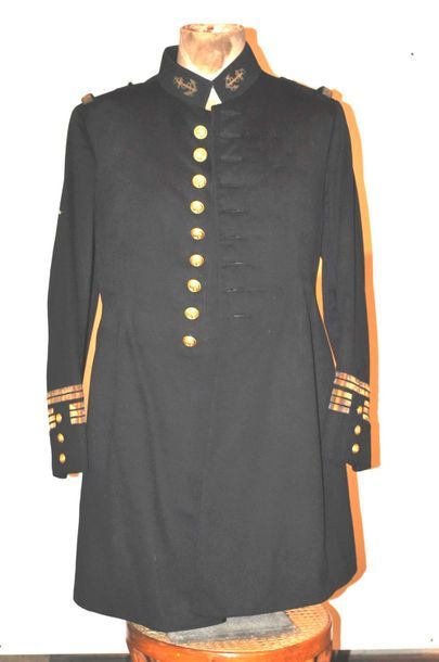 null Veste d'officier de Marine vers 1900, dans l'état