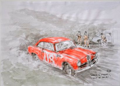 François CHEVALIER. Alfa Romeo at the Alpine...
