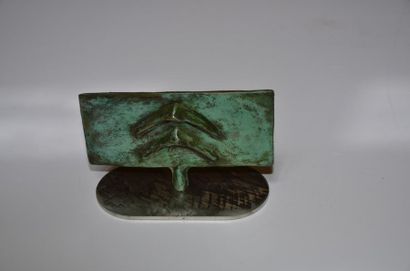 null CITROËN Logo. Bronze art sur terrasse en acier inoxydable, cire unique, fonte...