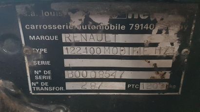 RENAULT 5 CAR N° de série: B0008547
Succession Collection F.
Achat en 2006
Carte...