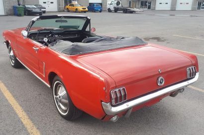 FORD MUSTANG Cabriolet 289, code C - 1965 N° de série: 5F08C650565
Documents: Canada,...