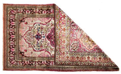 null Very rare and original ISPAHAN double-faced silk and cotton (Iran), 2nd third...