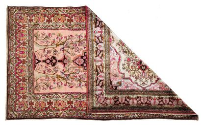 null Very rare and original ISPAHAN double-faced silk and cotton (Iran), 2nd third...