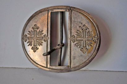  Belt buckle of the King's musketeer, Restoration period