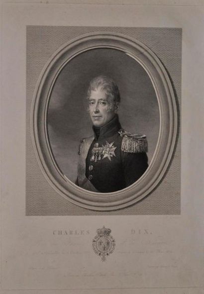 Charles X. Gravure par François Garnier....