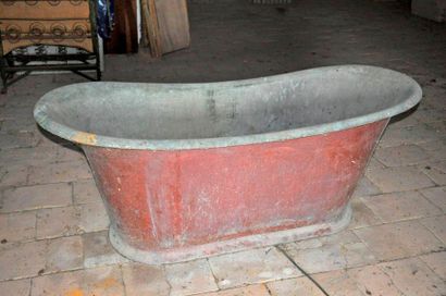 Metal bathtub, long 180cm
