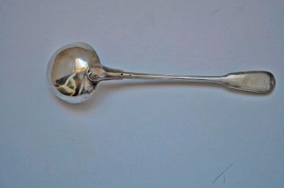 null Silver ladle with nets. 200grs approx.