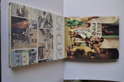 null Catalogue raisonné M. CAHOURS. M RUIZ PIPO + 6 catalogues peintres