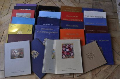 null 23 bound auction catalogues: Floralies Versailles 1964 to 1992