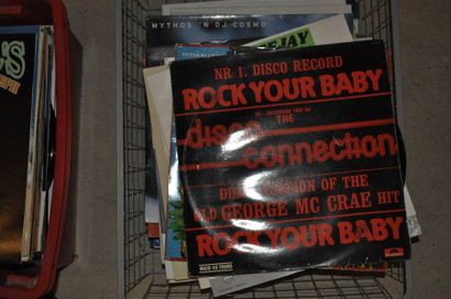 Lot of about 350 discs (mostly 45 rpm) Latino...