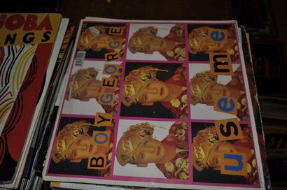 null Lot of about 350 discs (mostly 45 rpm) Latino and disco records 