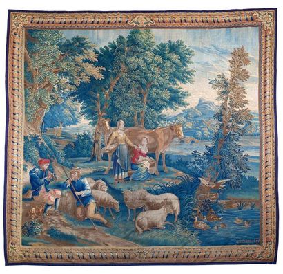 LILLE 

Exceptional, very important and fine Tapestry of Lille. Beginning of the...