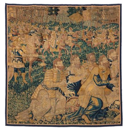 AUDENARDE 
 
Tapestry panel from Oudenaarde (Flanders). Late 16th century (circa...