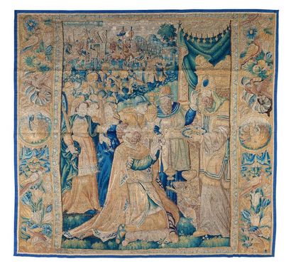 AUDENARDE 

Tapestry panel from Oudenaarde (Flanders), from the end of the 16th century...