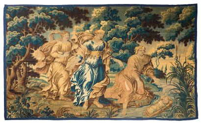 AUBUSSON 

Panel of Tapestry diverted, from the Royal Manufacture of Aubusson, end...
