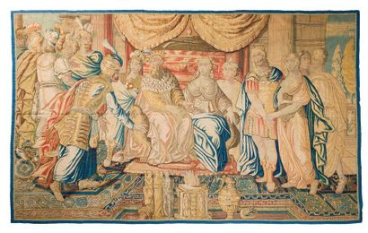 AUBUSSON 

Panel of fine Aubusson Tapestry in wool and silk. Late 17th - Early 18th...