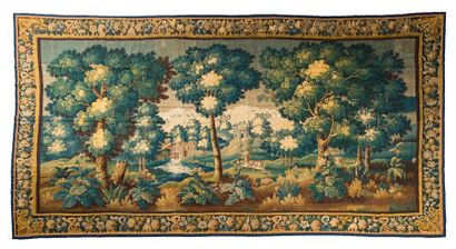 AUBUSSON 

Very important AUBUSSON tapestry. Late 17th - Early 18th century 
 
Hunting...