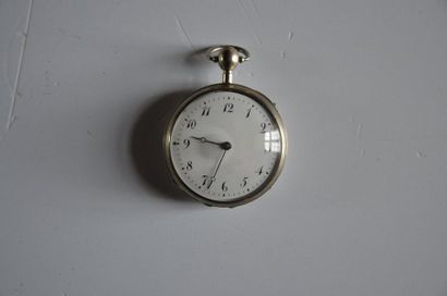 null Lot de 3 montres: Une début XIX° en argent, Diam. 5,5 cm + montre Samuel Henri...