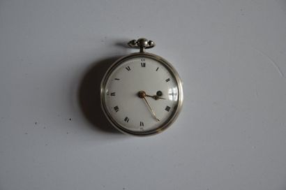 null Lot de 3 montres: Montre en argent à coq seconde morte vers 1819- 1830 + Montre...
