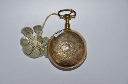 null Importante montre de carrosse en pomponne Edme Baillot à Paris, vers 1730/1740....