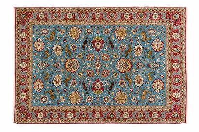 null Exceptional, important and fine Ghum in wool and silk (iran. Shah's time) 

Around...