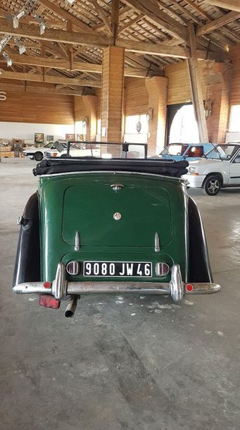 MG YT Tourer - 1952 Serial number: 2887
Estate Collection F. Purchased in 2001
Carte...