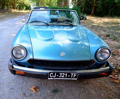 FIAT 124 CSO Spider 2000 – 1981 Serial number : ZFA124CS000177902
French registration...