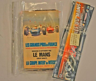 Le Mans 24h of Le Mans souvenir pack (Flyers 1961, 1971 + Michelin map 1926/1930...