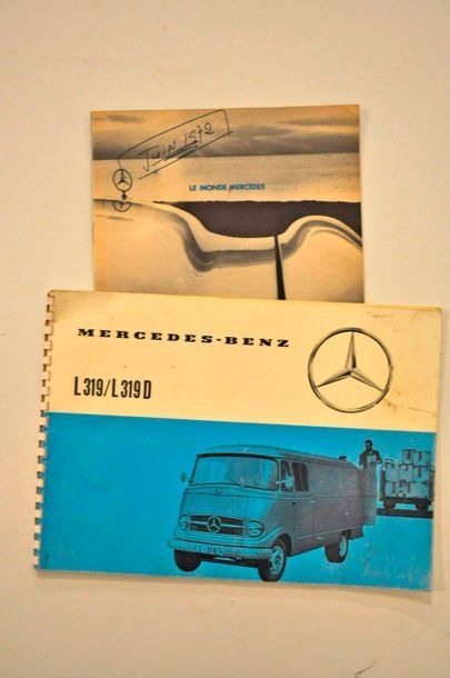 Lot de 2 catalogues Mercedes: 1972 + L31...
