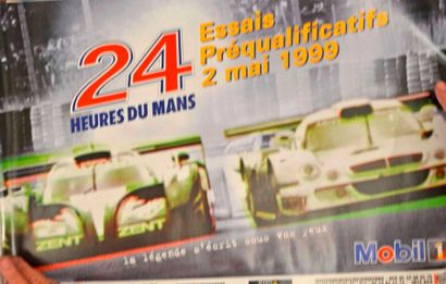 Lot de 13 affiches: 24 Heures du Mans: 1...