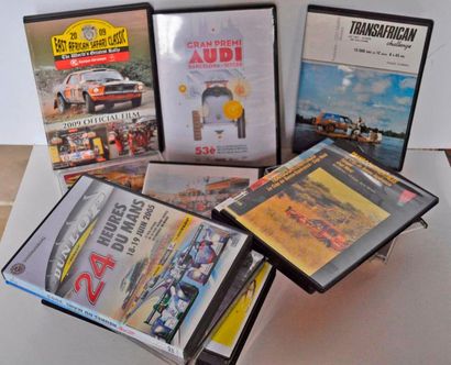 Lot of several DVD's of the Rally of Monte...