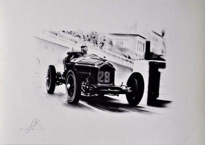 Yan DENES. GP Monaco 1937 on Alfa Romeo,...