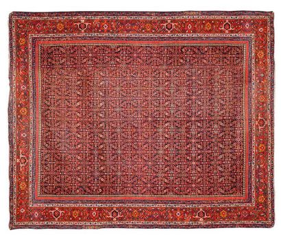 null Important and very beautiful FÉRAHAN carpet (Persia), woven around 1880.

Navy...