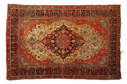 null Rare KACHAN (Persia), late 19th century, woven in the workshops of the master...