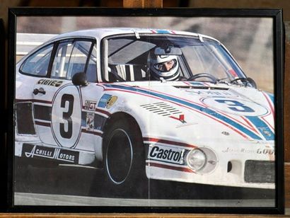 null No. 3 Porsche 935, Achilli Motors. Framed poster 30x40cm