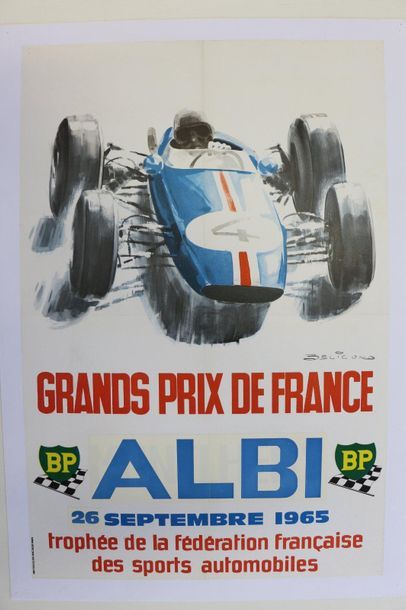 null Albi, 26 September 1965 by Beligond. Canvas poster. 59x39,5cm
