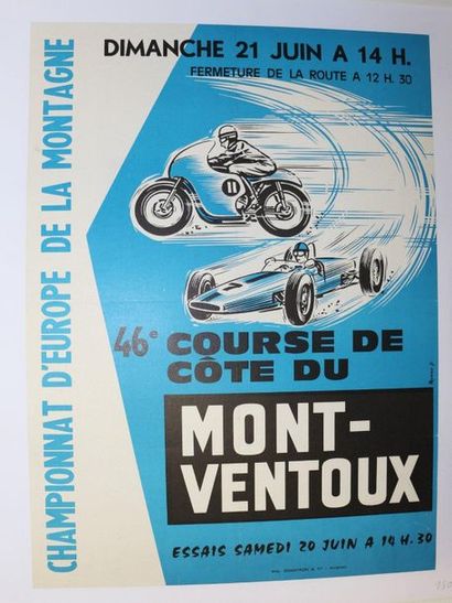Mont Ventoux. Canvas poster. 52x38cm