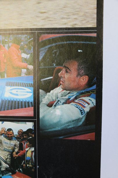 null Ferrari Pioneer, Tour Auto, red. Canvas Poster. 80x61cm