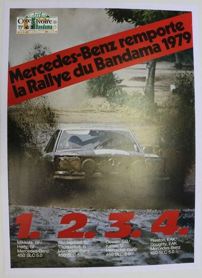 1979 Mercedes Bandama. Poster canvas. 11...