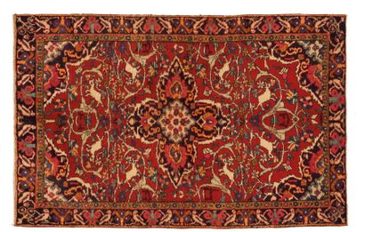 null Original bidjar. Iran 

Around 1980

Dimensions 199 x 128

Technical data

Wool...