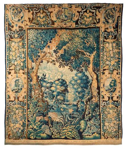 null AUDENARDE

Tapestry panel of AUDENARDE. Beginning of the XVIIth century, known...