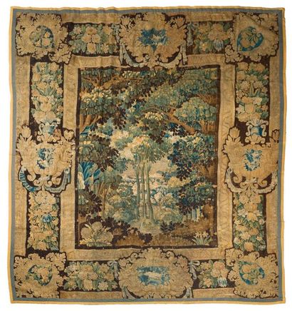 Tapestry of Flanders in wool and silk, early...