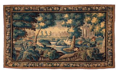 
Aubusson Tapestry, in wool and silk from...