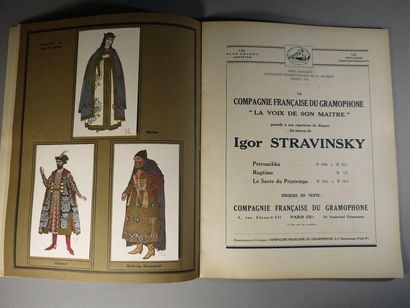 null Russian Opera in Paris - Théâtre des Champs Elysées - 2nd season 1930 - 31x24.5...