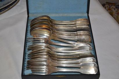 null 12 silver-plated cutlery, net model