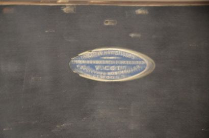 null Blessed Virgin, Limoges enamel V. COT, 13x8cm