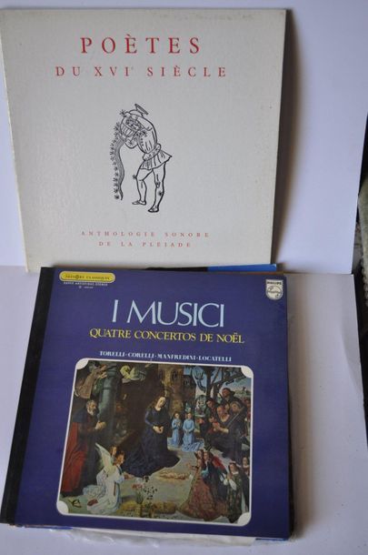 null Lot of 85 discs: 11 MOZART 33 rpm discs + 12 33 rpm discs: 7 MENDELSSOHN and...