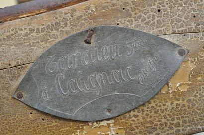 null Cart. Owner's nameplate: TARDIEU FOLS à CAIGNAC (Haute Garonne)